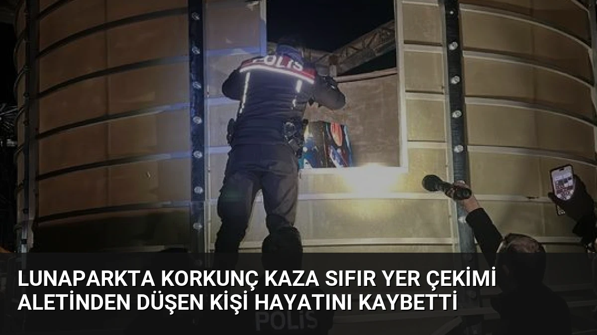 Lunaparkta Korkunç Kaza Sıfır Yer Çekimi Aletinden Düşen Kişi Hayatını Kaybetti