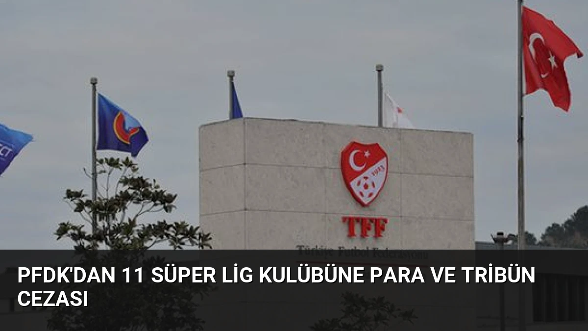 PFDK’dan 11 Süper Lig Kulübüne Para ve Tribün Cezası