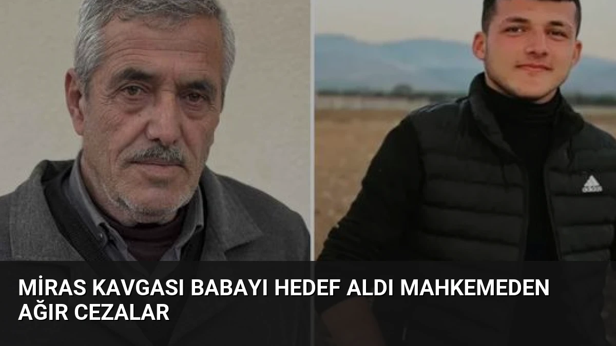 Miras kavgası babayı hedef aldı Mahkemeden ağır cezalar