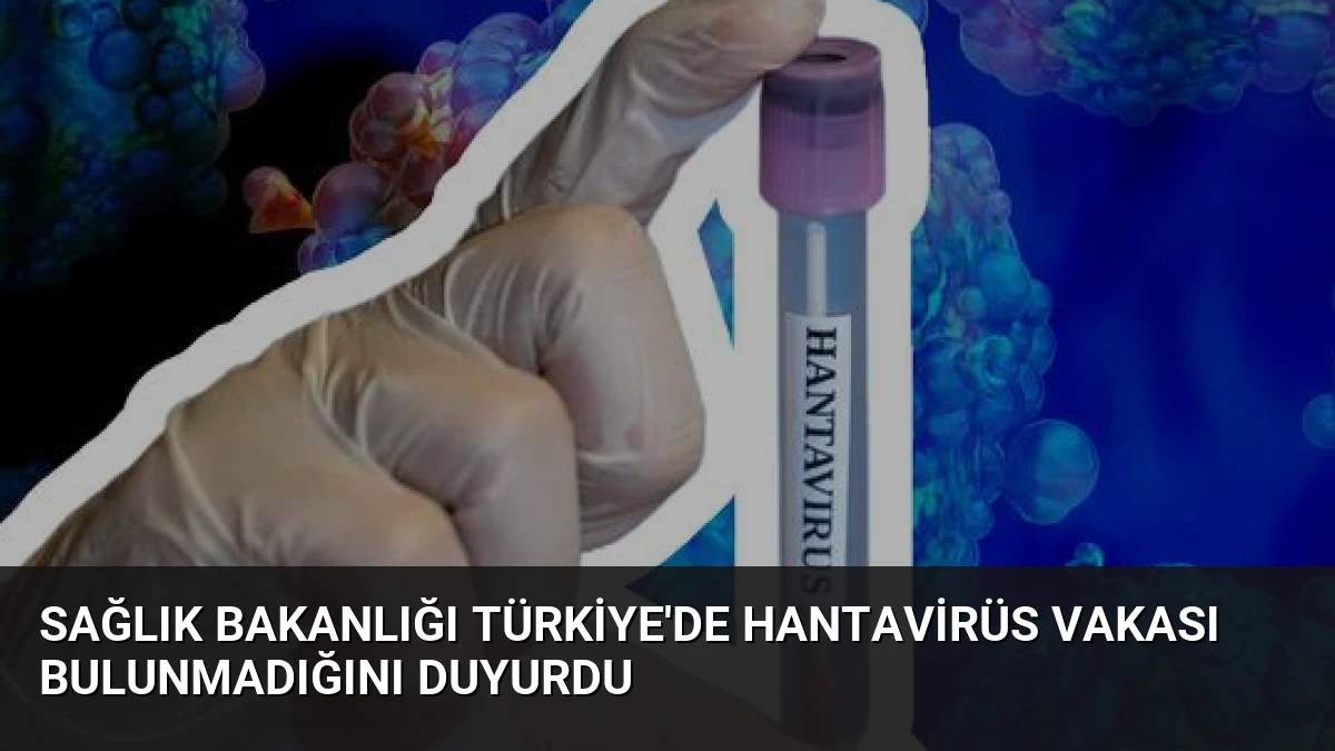 Sağlık Bakanlığı Türkiye’de Hantavirüs Vakası Bulunmadığını Duyurdu