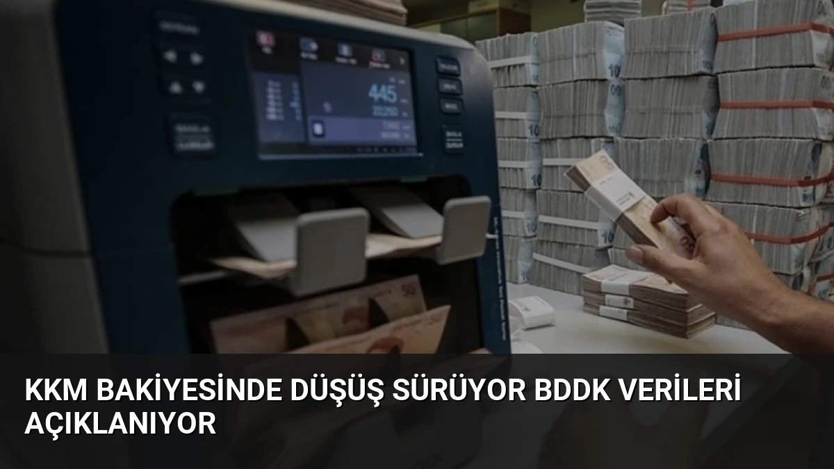 KKM Bakiyesinde Düşüş Sürüyor BDDK Verileri Açıklanıyor