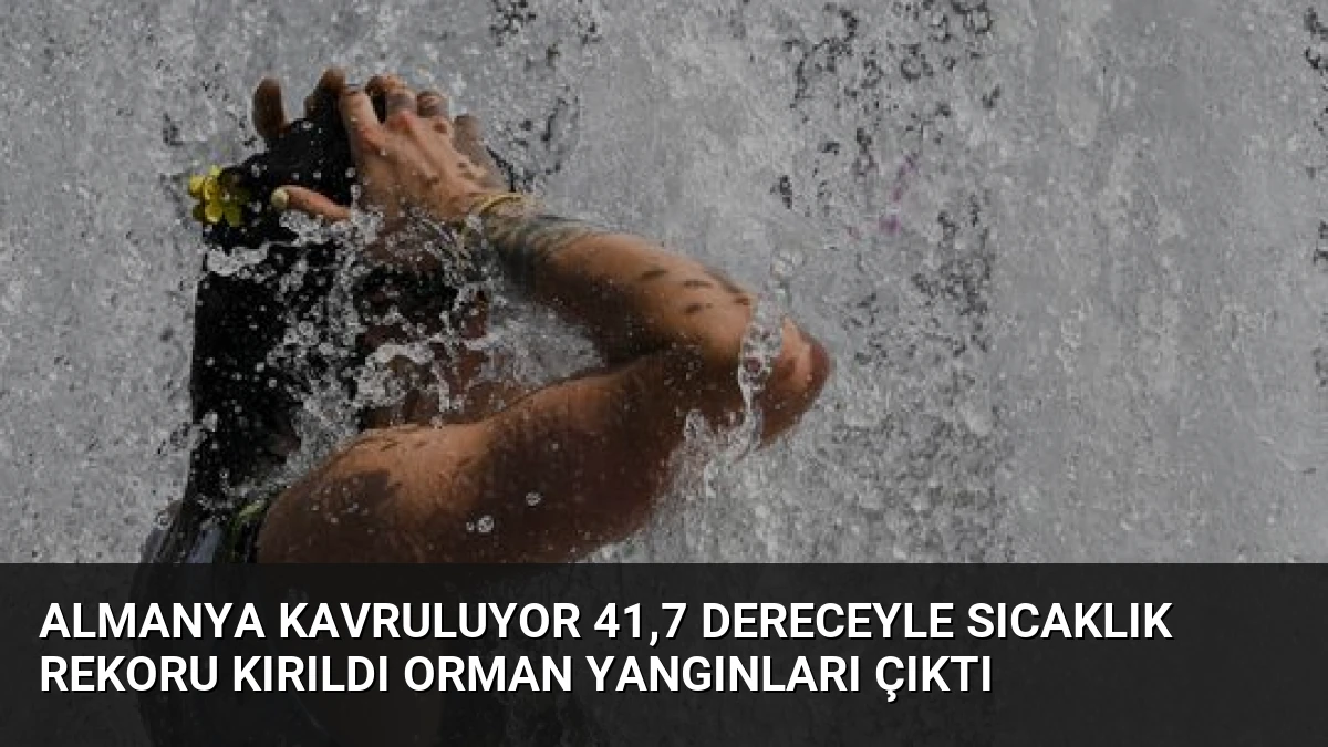 Almanya Kavruluyor 41,7 Dereceyle Sıcaklık Rekoru Kırıldı Orman Yangınları Çıktı