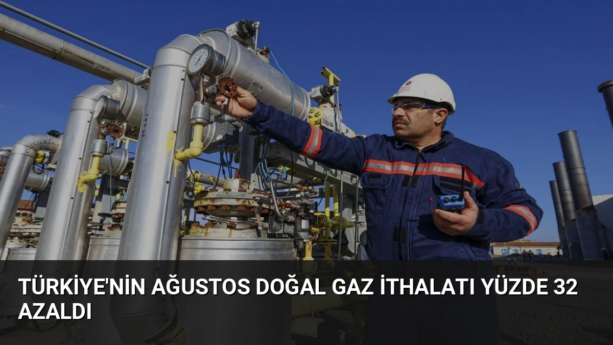 Türkiye’nin Ağustos Doğal Gaz İthalatı Yüzde 32 Azaldı